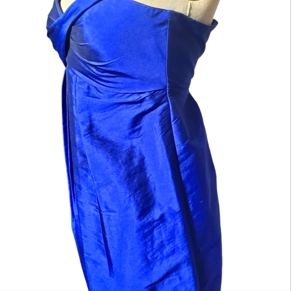 Strapless Party Dress- Blue Size 2 - Picture 3 of 12